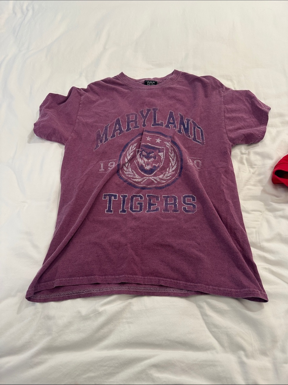 BDG Purple Maryland Tigers Graphic Tee